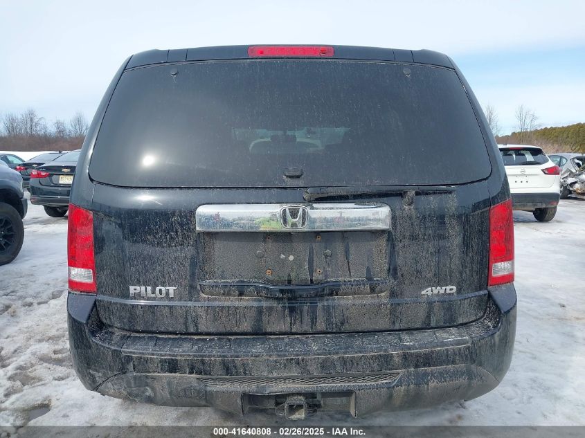 2014 Honda Pilot Ex-L VIN: 5FNYF4H53EB008160 Lot: 41640808