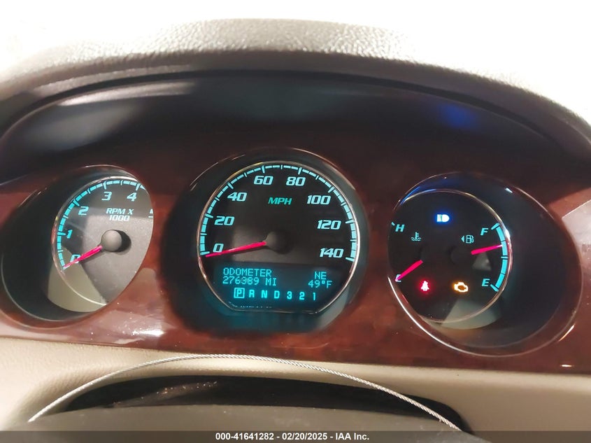 2009 BUICK LUCERNE VIN: 1G4HD57M09U136434