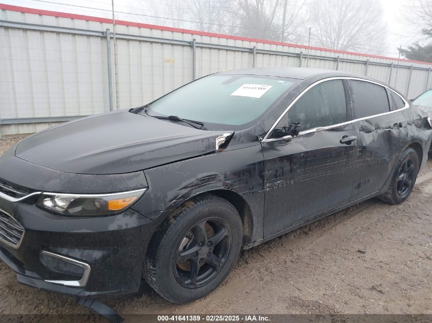 2016 Chevrolet Malibu Ls VIN: 1G1ZB5ST6GF334510 Lot: 41641389