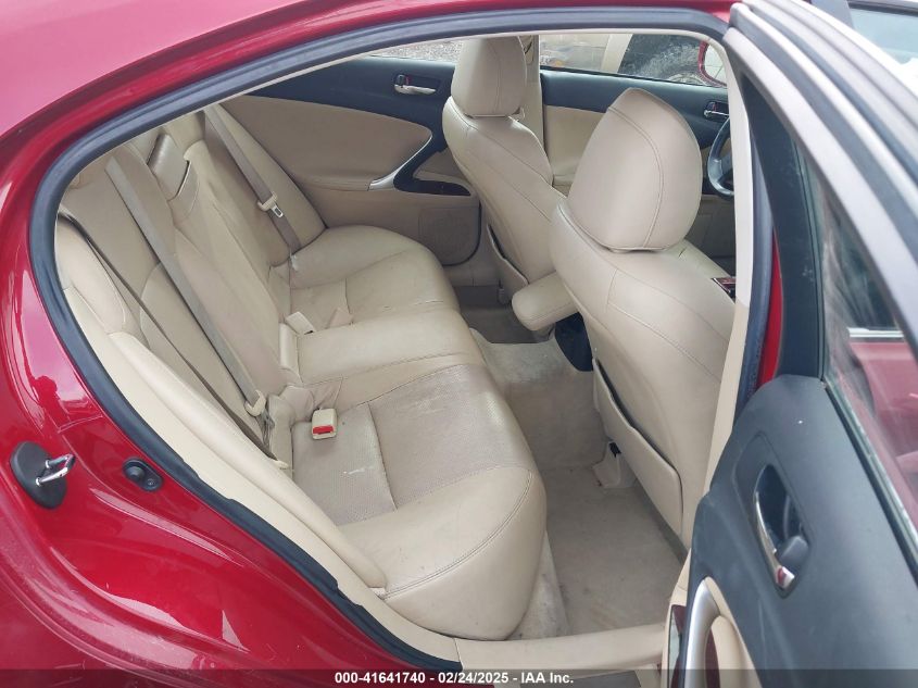 2007 Lexus Is 250 VIN: JTHCK262575010496 Lot: 41641740