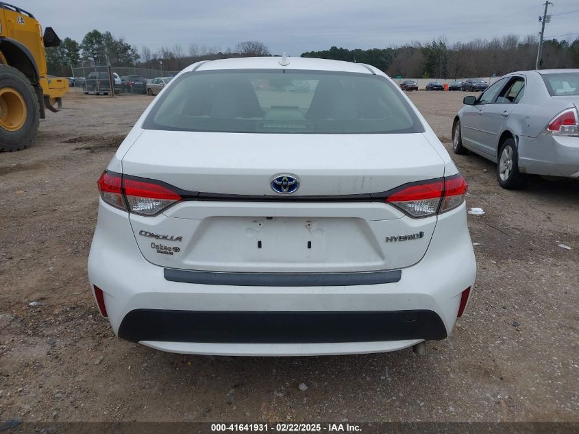2021 Toyota Corolla Hybrid Le VIN: JTDEAMDEXMJ005741 Lot: 41641931
