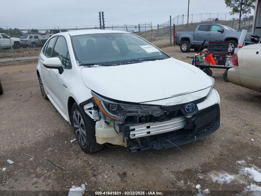 2021 Toyota Corolla Hybrid Le VIN: JTDEAMDEXMJ005741 Lot: 41641931