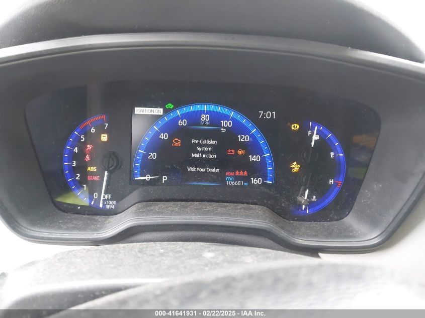 2021 Toyota Corolla Hybrid Le VIN: JTDEAMDEXMJ005741 Lot: 41641931