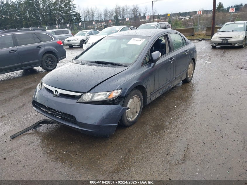 2007 HONDA CIVIC VIN: JHMFA36277S018834
