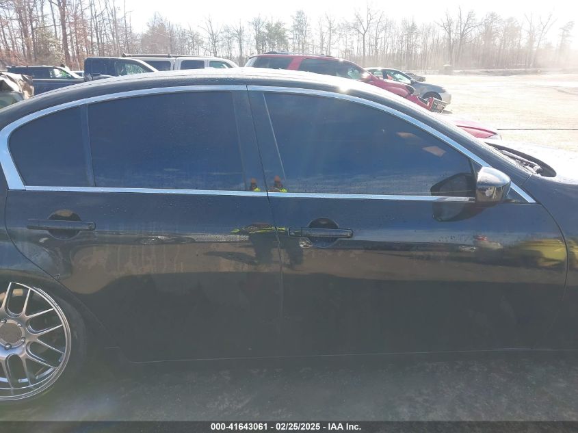 2013 Infiniti G37X VIN: JN1CV6AR7DM356851 Lot: 41643061