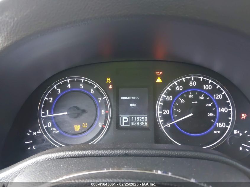 2013 Infiniti G37X VIN: JN1CV6AR7DM356851 Lot: 41643061