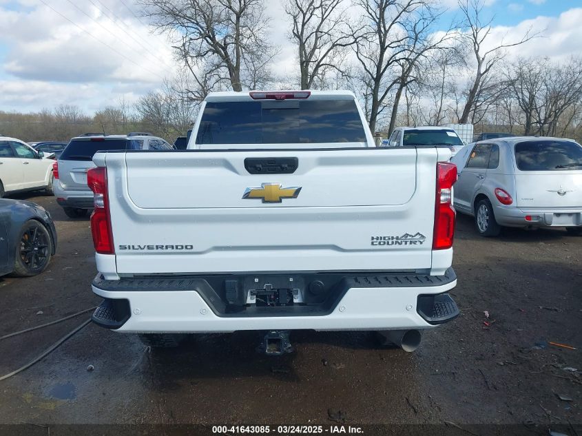 2022 Chevrolet Silverado 2500Hd 4Wd Standard Bed High Country VIN: 1GC4YREY0NF167363 Lot: 41643085