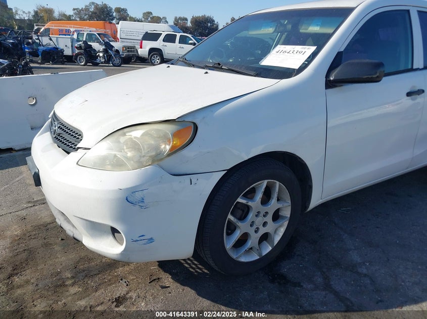 2007 TOYOTA COROLLA MATRIX VIN: 2T1KR32E37C625338