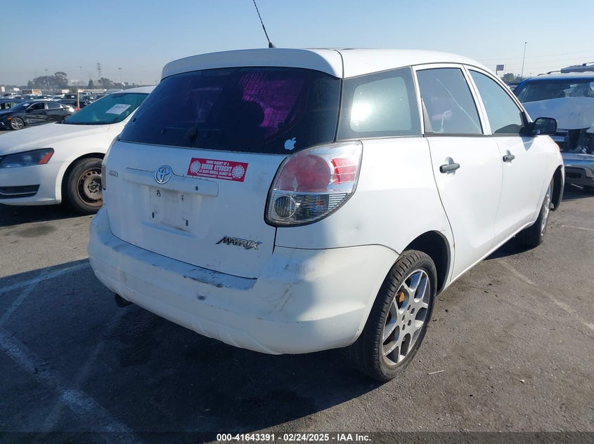 2007 TOYOTA COROLLA MATRIX VIN: 2T1KR32E37C625338