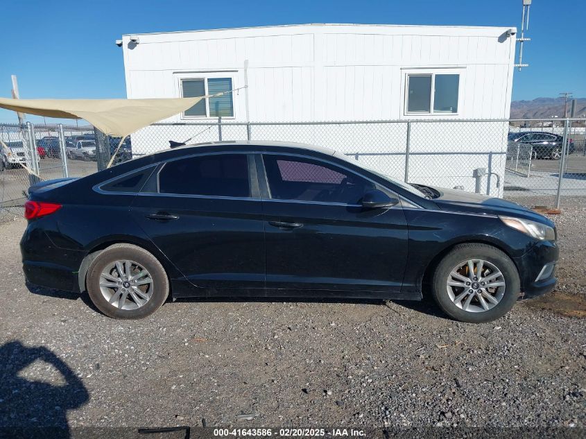 2016 Hyundai Sonata Se VIN: 5NPE24AF9GH374534 Lot: 41643586