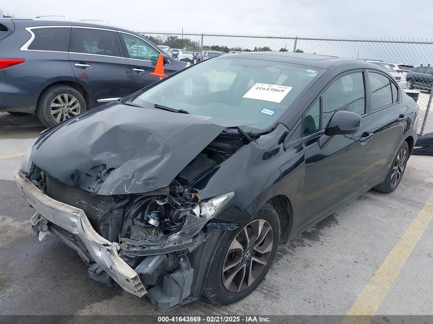 2013 HONDA CIVIC VIN: 19XFB2F86DE045096