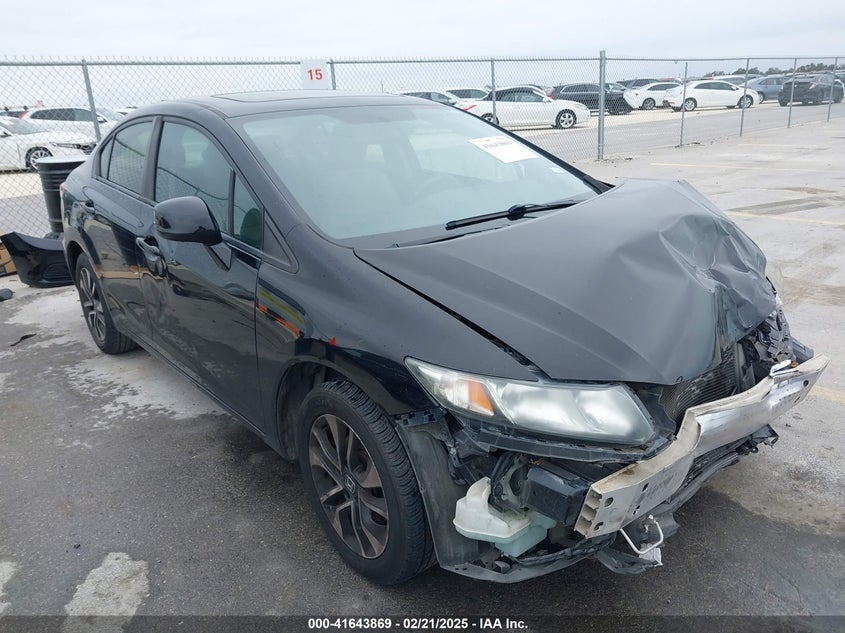 2013 HONDA CIVIC VIN: 19XFB2F86DE045096