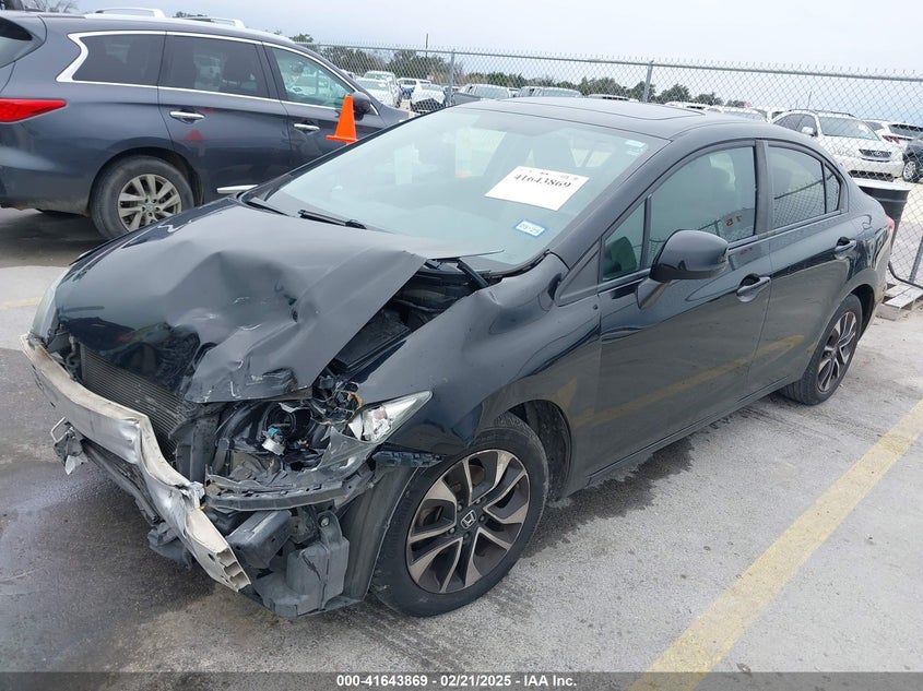 2013 HONDA CIVIC VIN: 19XFB2F86DE045096