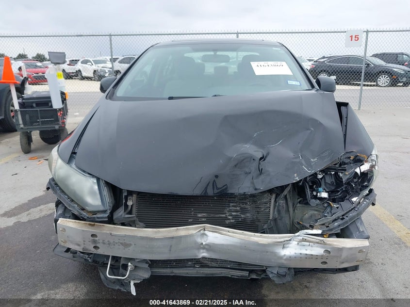 2013 HONDA CIVIC VIN: 19XFB2F86DE045096