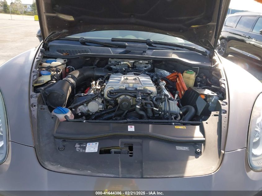 2011 Porsche Cayenne S Hybrid VIN: WP1AE2A29BLA94441 Lot: 41644386