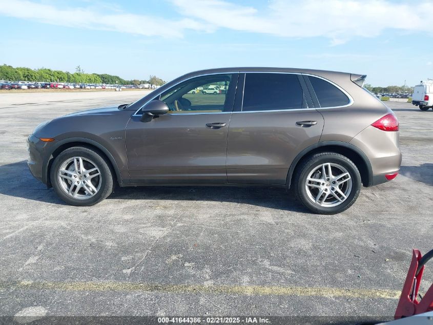 2011 Porsche Cayenne S Hybrid VIN: WP1AE2A29BLA94441 Lot: 41644386