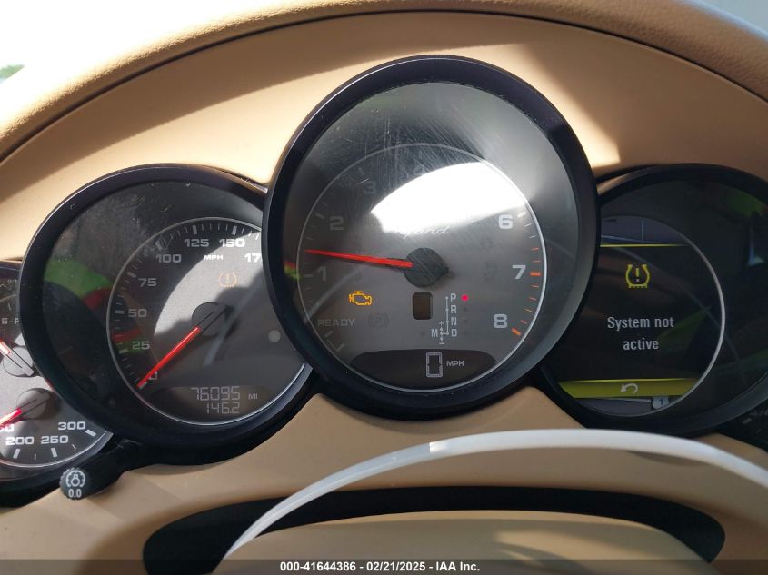 2011 Porsche Cayenne S Hybrid VIN: WP1AE2A29BLA94441 Lot: 41644386