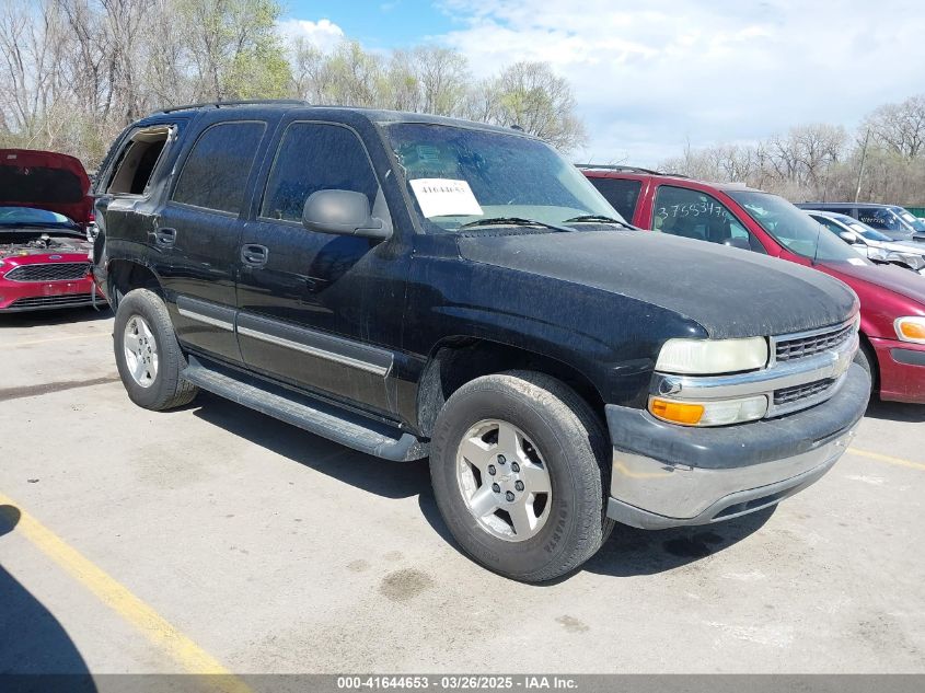 2005 Chevrolet Tahoe Ls black suv gasoline 1GNEC13TX5R224878 photo #1