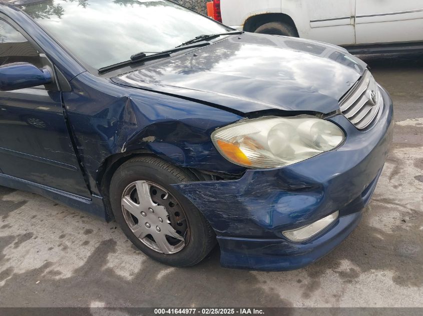 2003 Toyota Corolla S VIN: 1NXBR32E73Z080723 Lot: 41644977