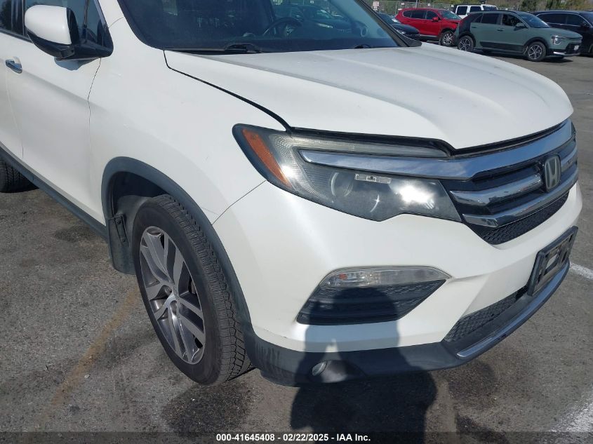 2016 Honda Pilot Elite VIN: 5FNYF6H08GB100464 Lot: 41645408