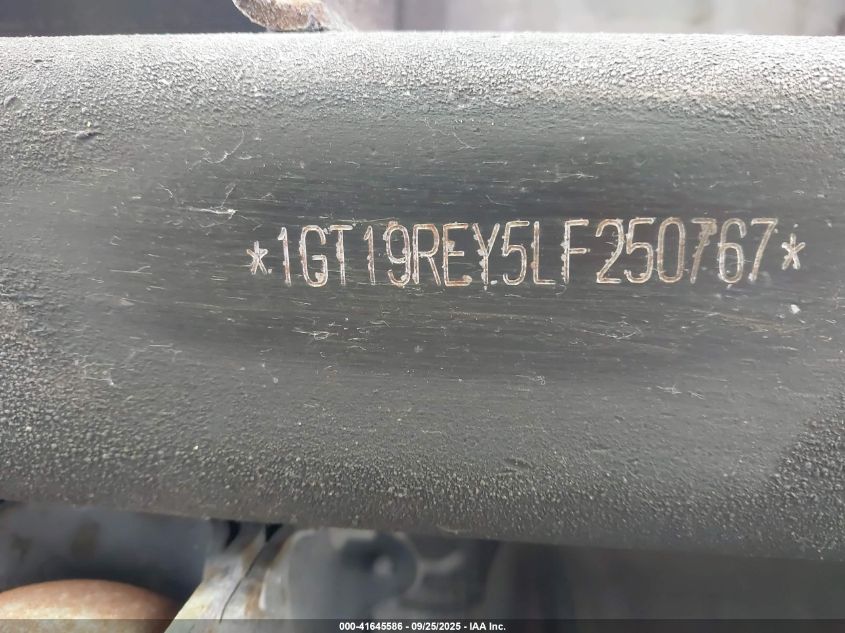 2020 GMC Sierra 2500Hd VIN: 1GT19REY5LF250767 Lot: 41645586
