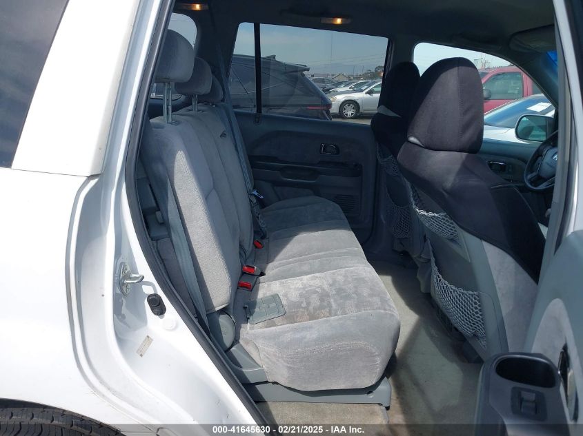 2005 Honda Pilot Ex VIN: 2HKYF18425H539101 Lot: 41645630