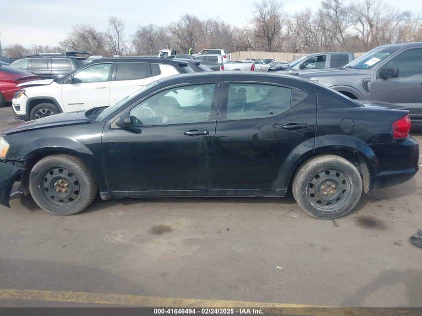 2013 DODGE AVENGER SE V6 - 1C3CDZAG6DN747696