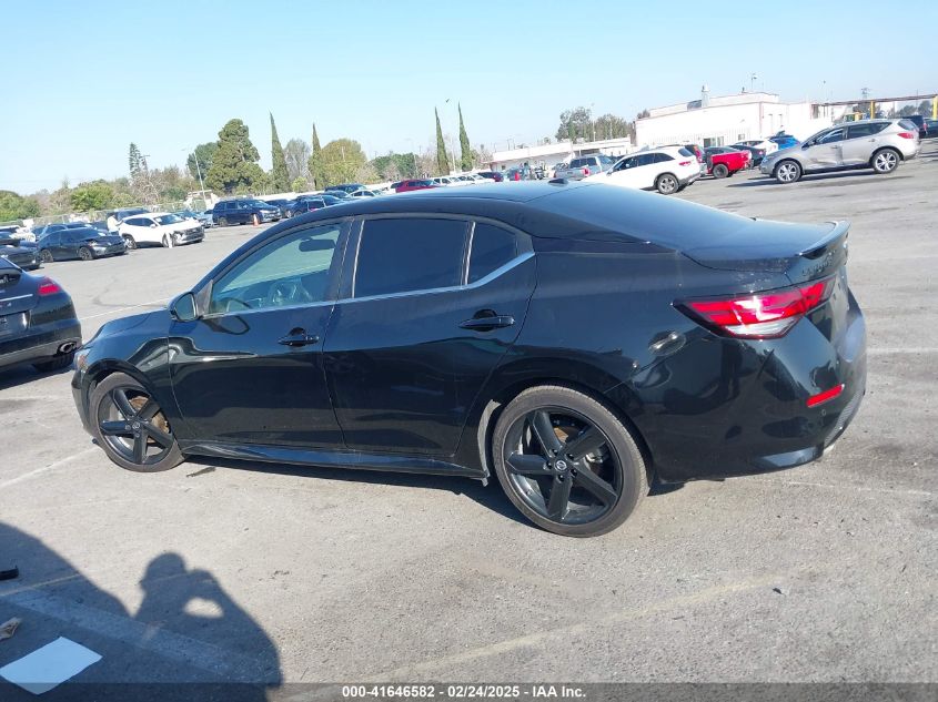 2022 Nissan Sentra Sr VIN: 3N1AB8DV3NY218599 Lot: 41646582