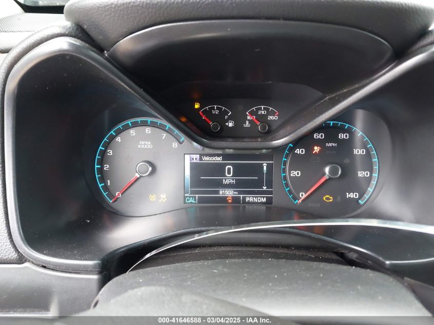 2016 Chevrolet Colorado Lt VIN: 1GCGSCE38G1102826 Lot: 41646588