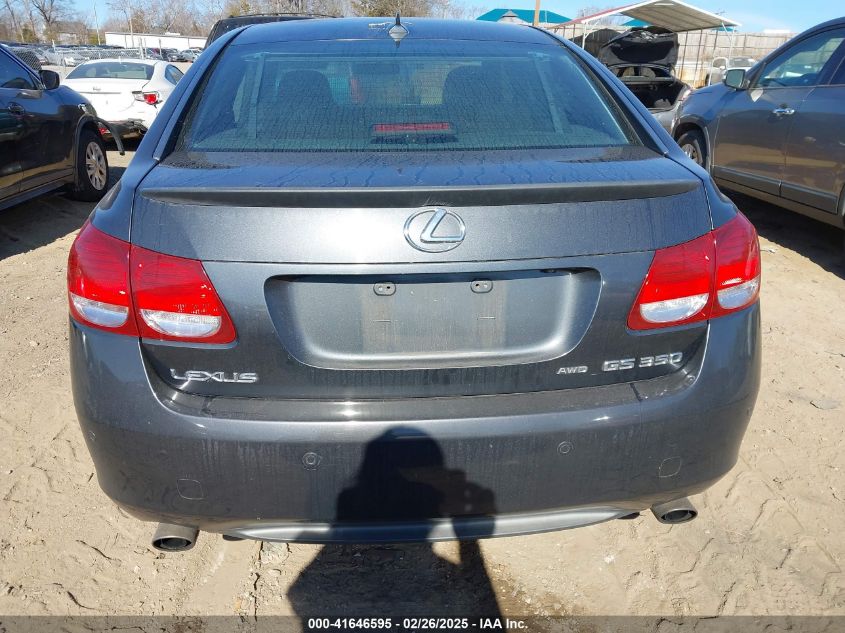 2007 Lexus Gs 350 VIN: JTHCE96S970012765 Lot: 41646595