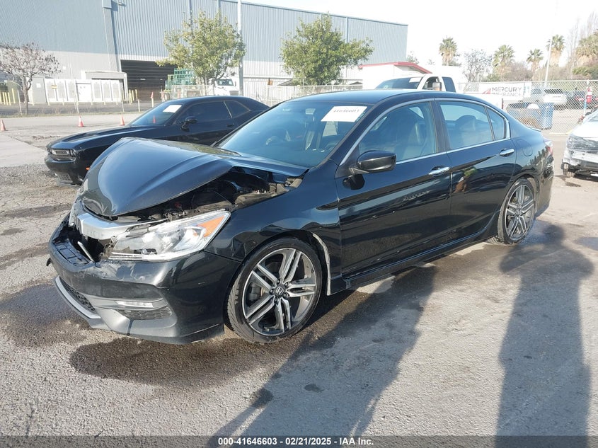 2016 HONDA ACCORD VIN: 1HGCR2F56GA122028