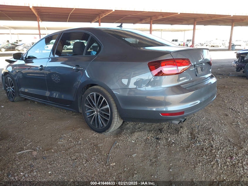 2016 VOLKSWAGEN JETTA VIN: 3VWD17AJ9GM308495