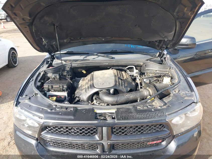 2012 Dodge Durango R/T VIN: 1C4SDHCT8CC117524 Lot: 41646806