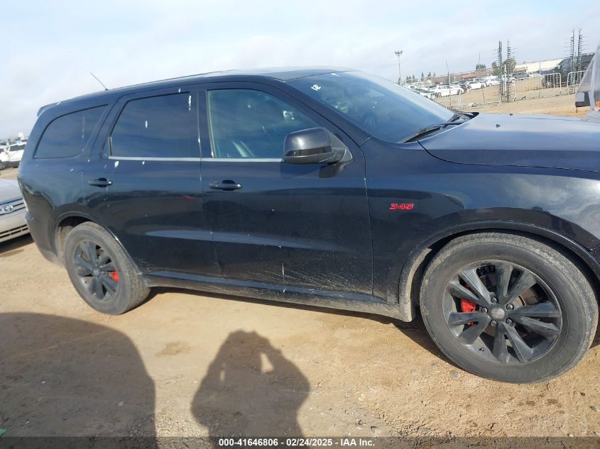 2012 Dodge Durango R/T VIN: 1C4SDHCT8CC117524 Lot: 41646806