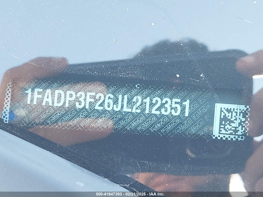 2018 FORD FOCUS SE - 1FADP3F26JL212351