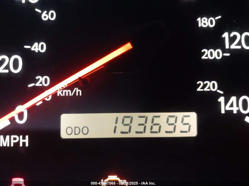 2000 Lexus Es300 VIN: JT8DF2866Y0268727 Lot: 41647565