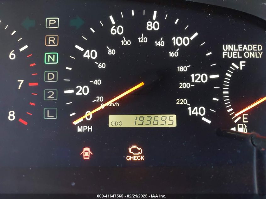 2000 Lexus Es300 VIN: JT8DF2866Y0268727 Lot: 41647565