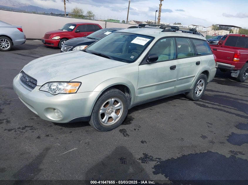 2007 SUBARU OUTBACK VIN: 4S4BP61C977302593