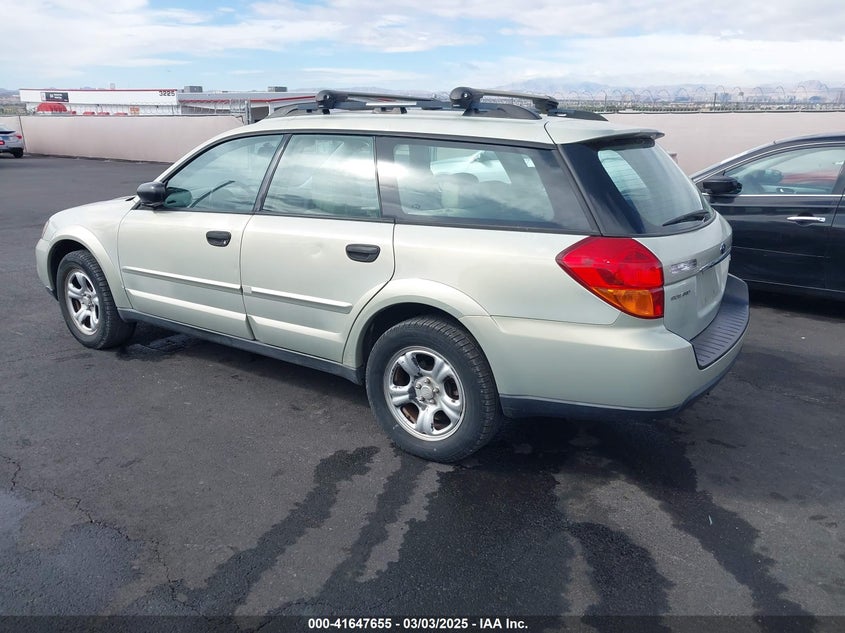 2007 SUBARU OUTBACK VIN: 4S4BP61C977302593