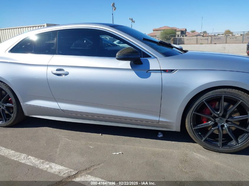 2018 Audi S5 3.0T Premium Plus VIN: WAUP4AF58JA027290 Lot: 41647896