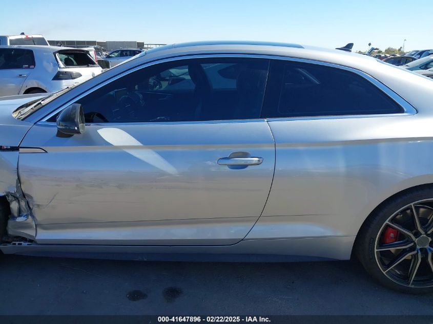 2018 Audi S5 3.0T Premium Plus VIN: WAUP4AF58JA027290 Lot: 41647896