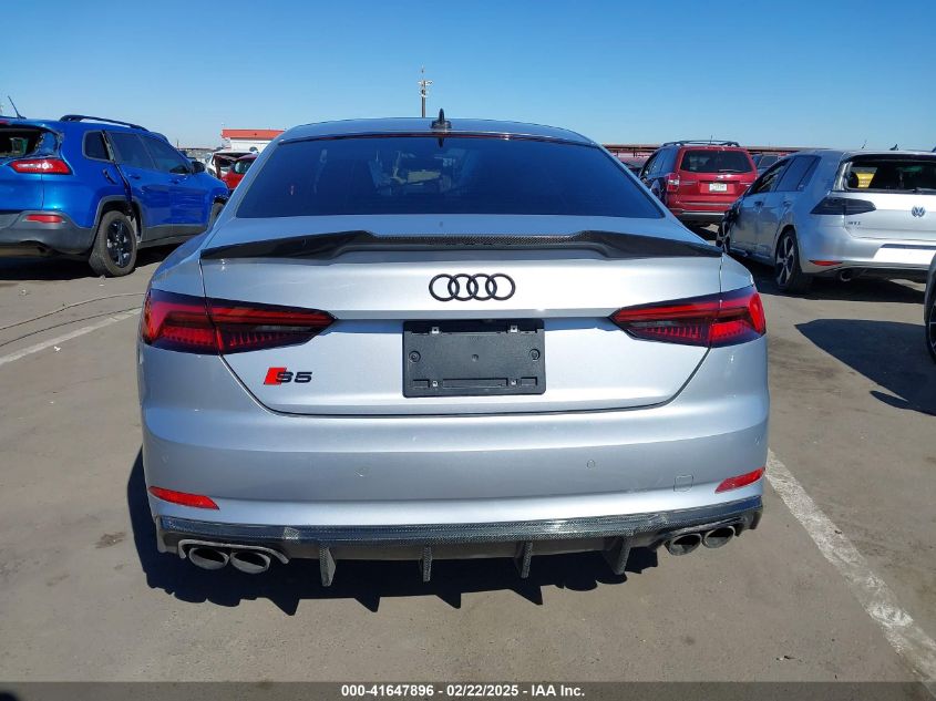 2018 Audi S5 3.0T Premium Plus VIN: WAUP4AF58JA027290 Lot: 41647896