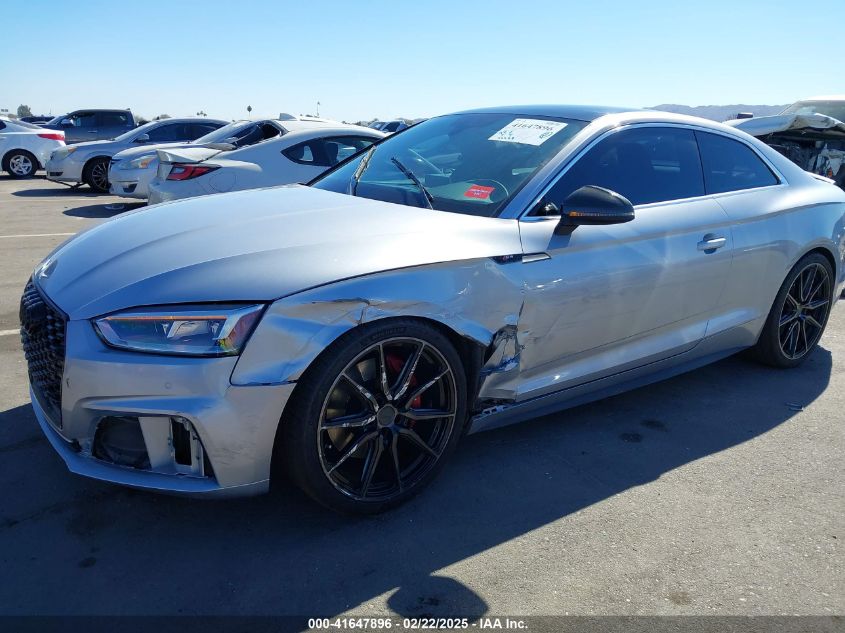 2018 Audi S5 3.0T Premium Plus VIN: WAUP4AF58JA027290 Lot: 41647896