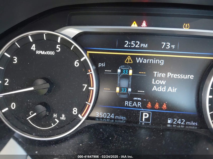 2024 NISSAN ALTIMA 2.5L I-4 DI, DOHC, V(VIN: 1N4BL4CV3RN345821