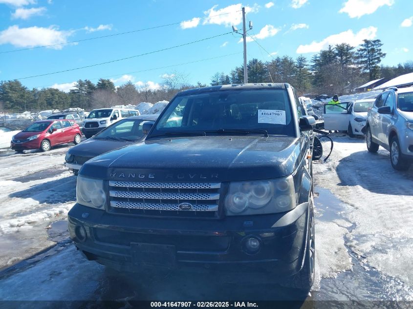 2008 Land Rover Range Rover Sport Supercharged VIN: SALSH23468A132500 Lot: 41647907