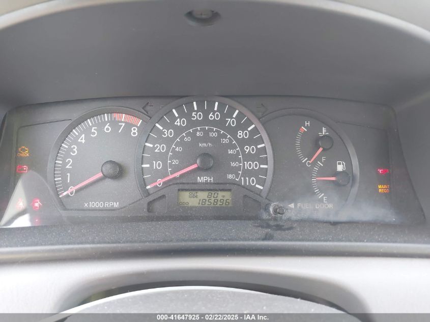 2005 Toyota Corolla Ce VIN: 2T1BR32E95C360986 Lot: 41647925