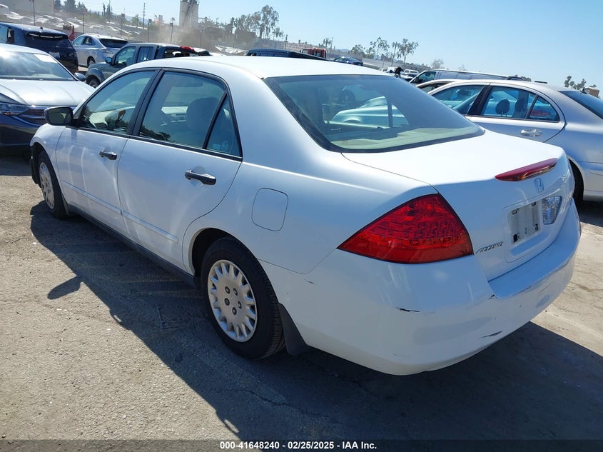 2007 HONDA ACCORD VIN: 1HGCM56197A141640