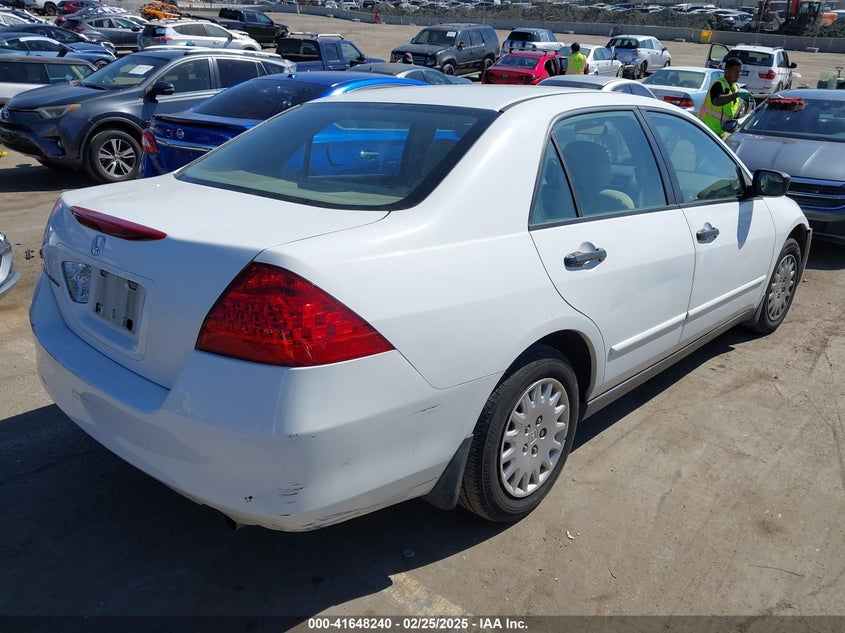 2007 HONDA ACCORD VIN: 1HGCM56197A141640