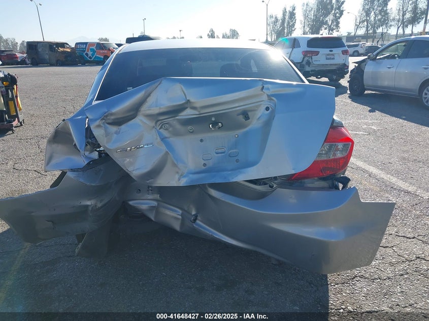2012 HONDA CIVIC VIN: 19XFB2F51CE354009