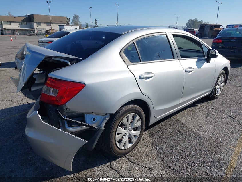 2012 HONDA CIVIC VIN: 19XFB2F51CE354009